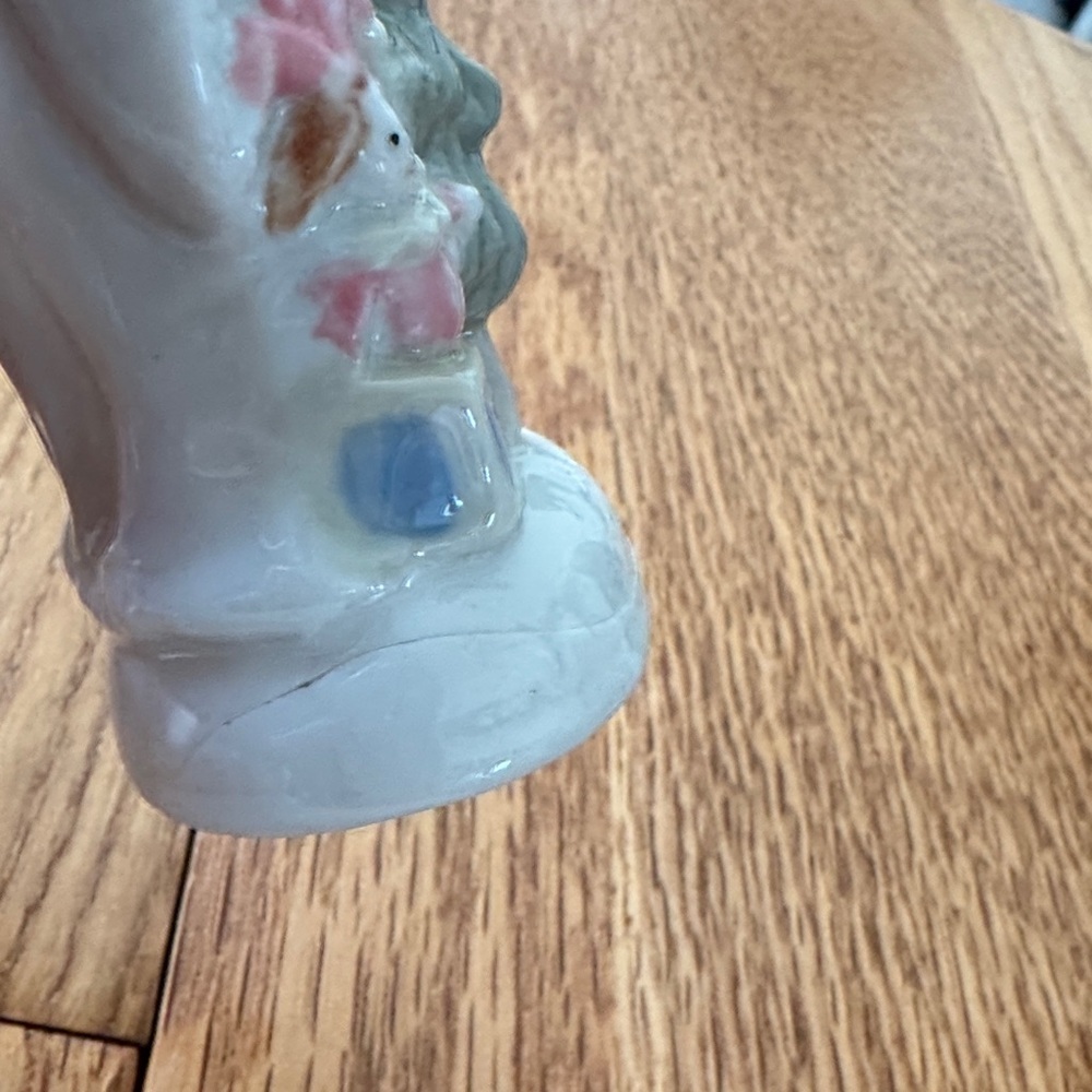 Charming Santa Around The World Ceramic Figurine Collection - Blue and Cream - Picture 10 of 10